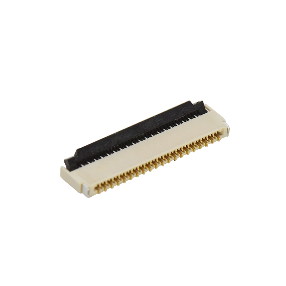 F0301 FPC FFC连接器Pitch 0.30mm H0.9mm双排卧贴后掀盖双面接 FPC 39Pin本色 镀全金G/F
